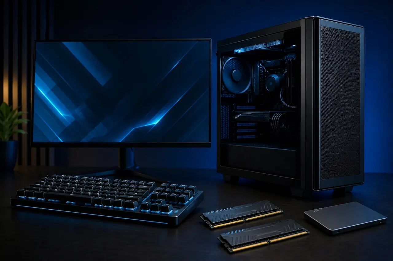 Desktop hardware, components, and workstation setup