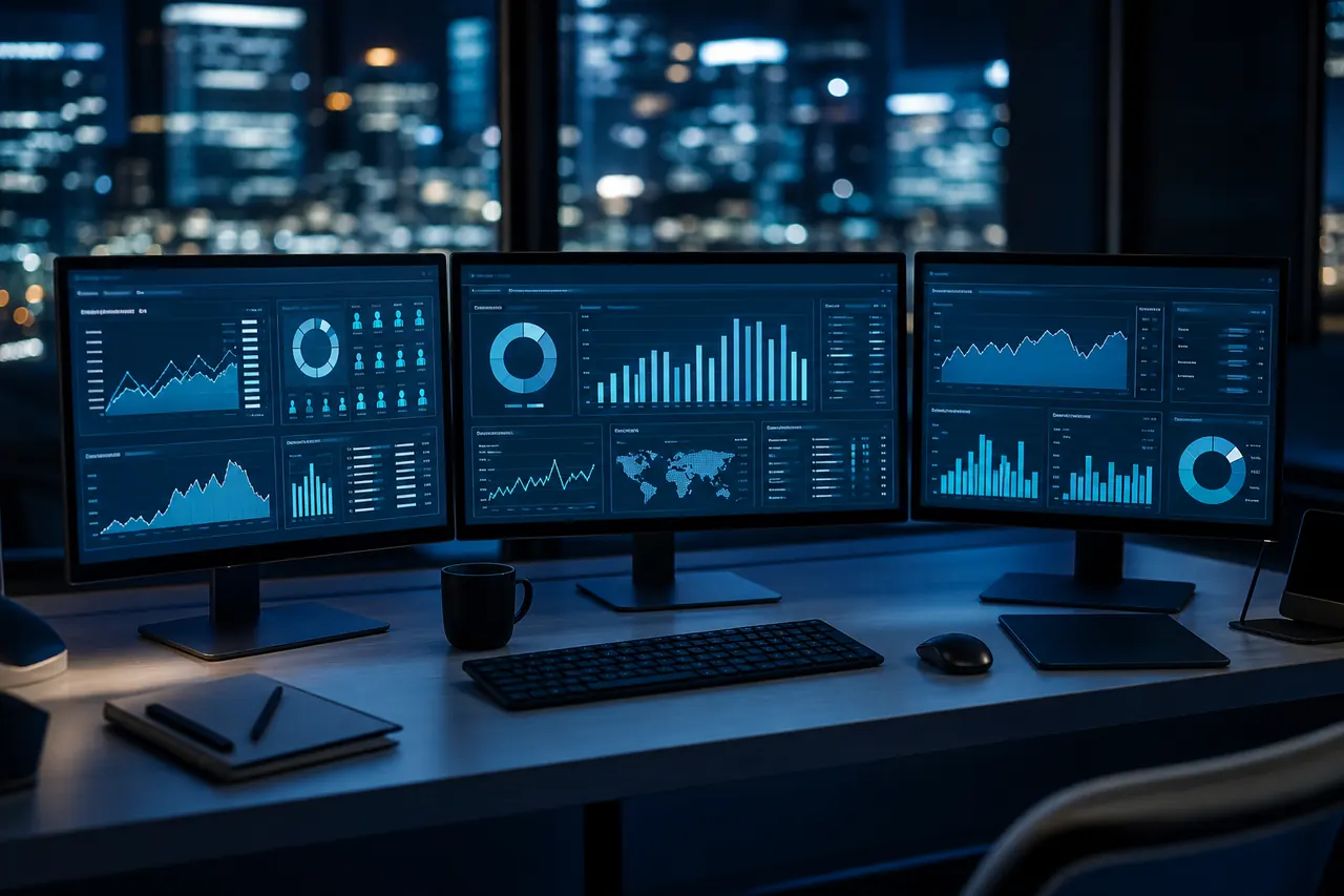 Ready-made HR, sales, and inventory dashboards